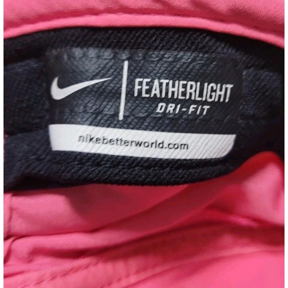 NIKE Youth Pink Featherlight Cap Unisex DRI-FIT Tennis Run Golf  Yoga Hat